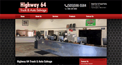 Desktop Screenshot of highway64salvage.com